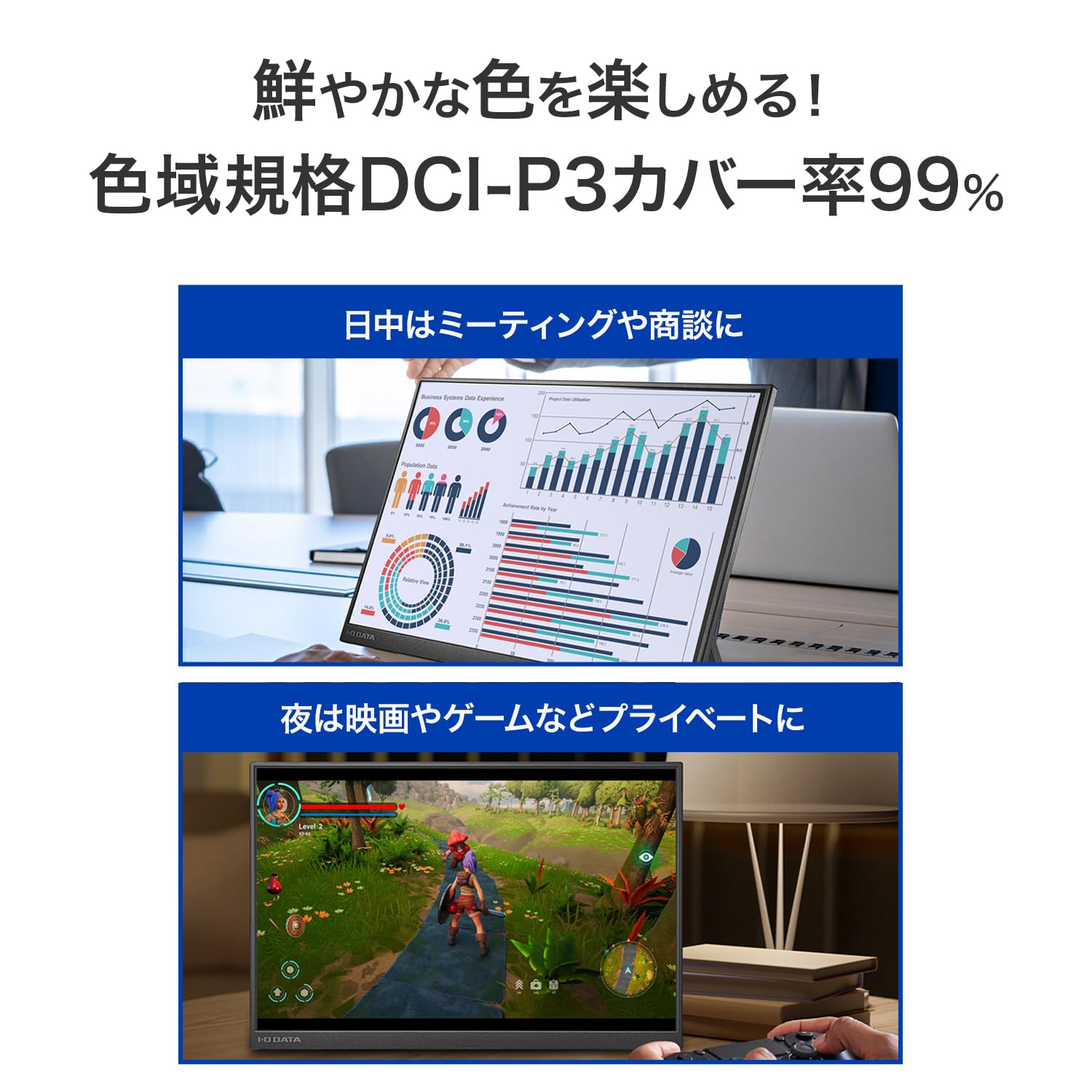 Amazon.co.jp: IODATA モバイルモニター 16インチ 1920×1200 IPSパネル